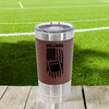 Stars Stripes And Touchdowns Football Tumbler