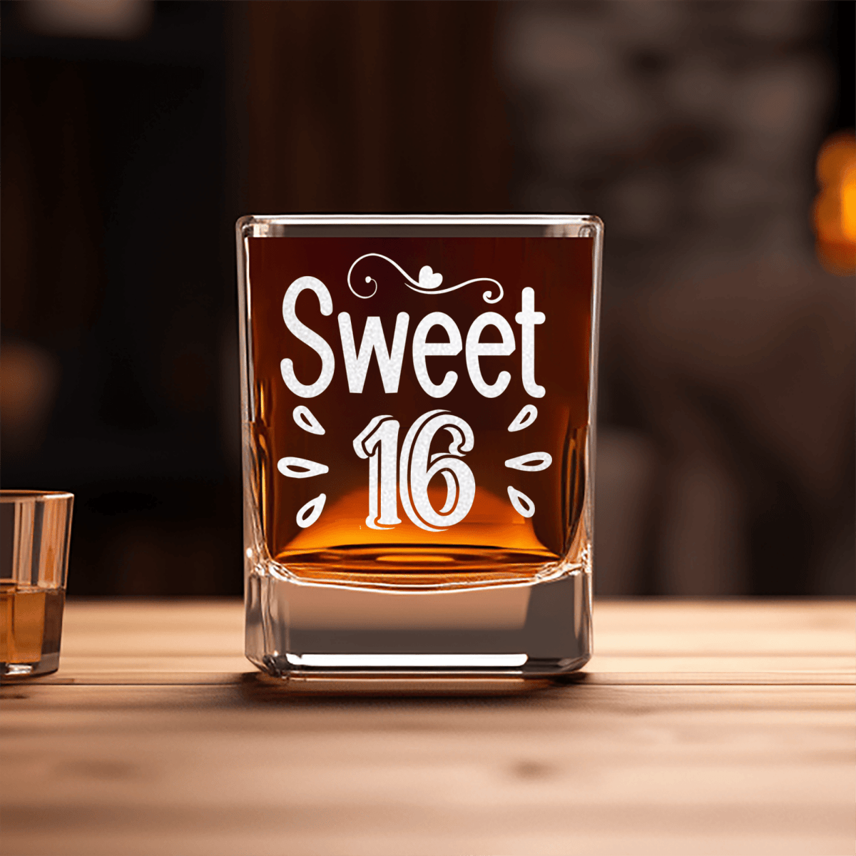 Sweet Sixteen Square Shotglass