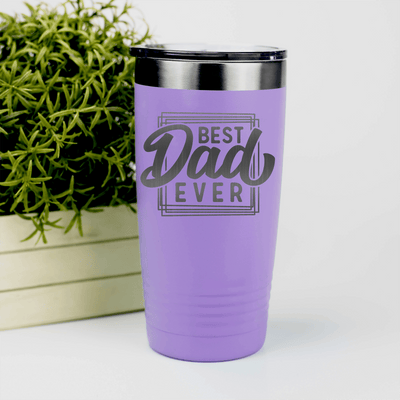 Light Purple fathers day tumbler The Best Dad