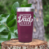 Maroon fathers day tumbler The Best Dad