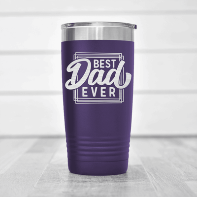 Purple fathers day tumbler The Best Dad
