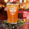 The Daily Grind Of A Football Mom Pint Glass