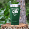 Green football tumbler The Daily Grind Of A Football Mom