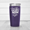 Purple football tumbler The Daily Grind Of A Football Mom