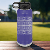 Purple Soccer Water Bottle With The Essence Of Soccer Design
