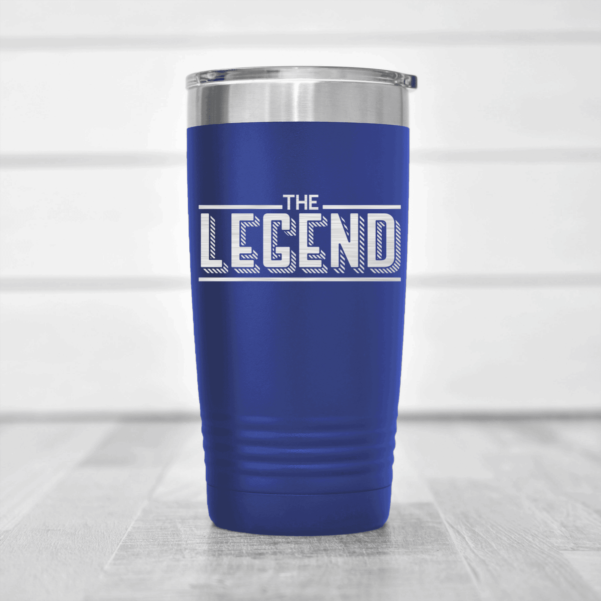 Blue fathers day tumbler The Legendary Father