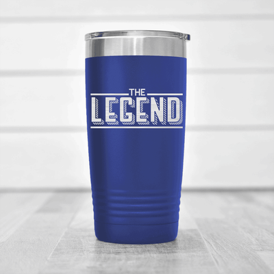 Blue fathers day tumbler The Legendary Father