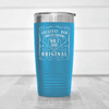 Light Blue fathers day tumbler The Origional Great Dad