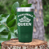 Green pickelball tumbler The Pickleball Queen