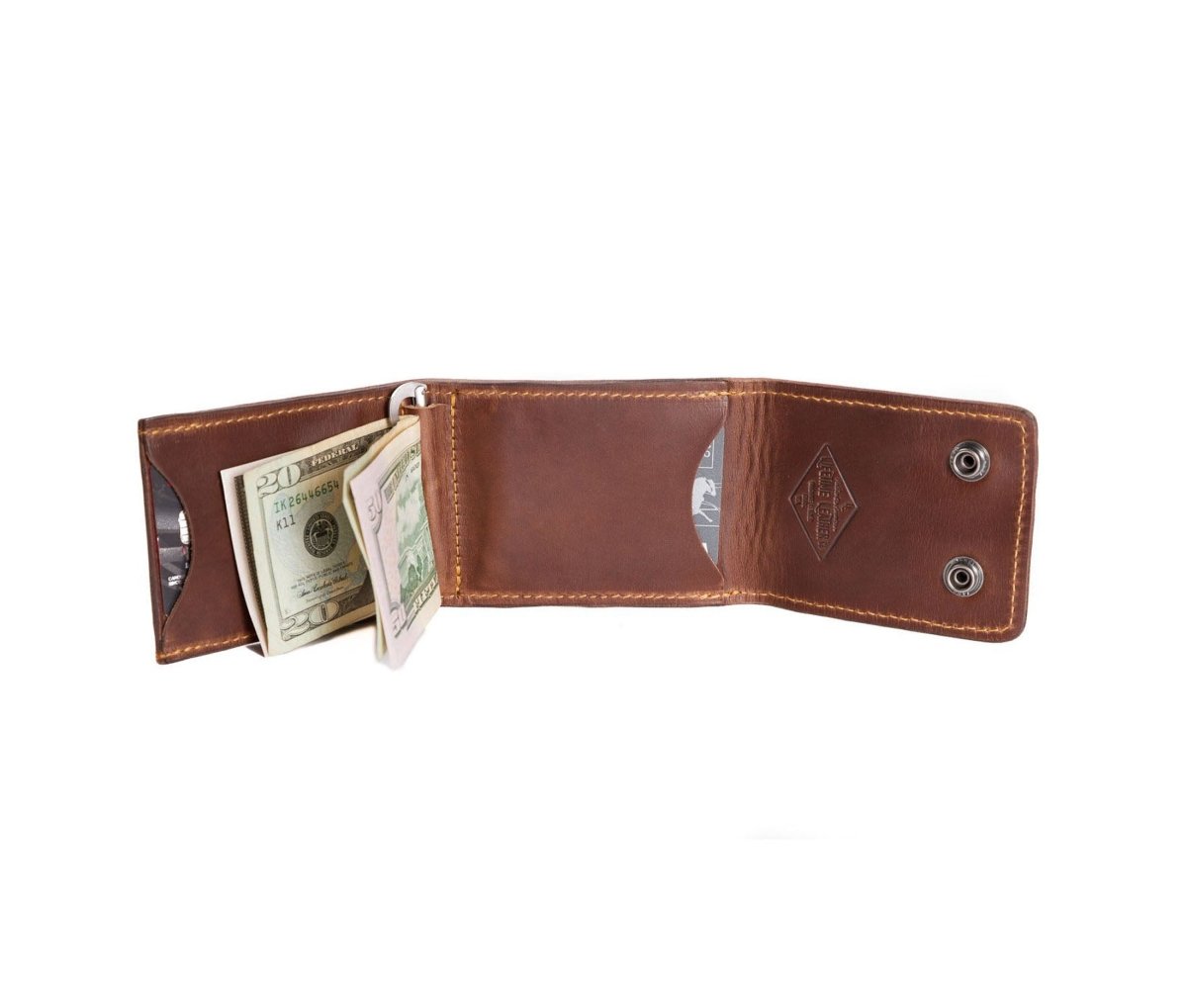Unique Personalized Trifold Wallet by Lifetime Leather Co Customized Gifts for Men by Groovy Guy