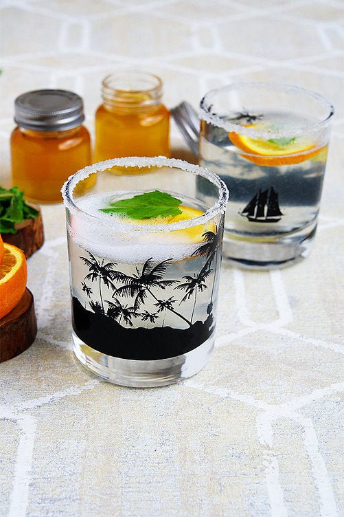 Unique Personalized Nature Whiskey Glasses Customized Whiskey Glass Gifts for Men by Groovy Guy