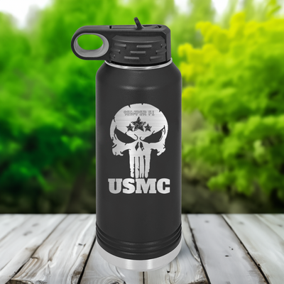 USMC Skull Water Bottle