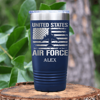 Navy Veteran Tumbler With United States Airforce Design