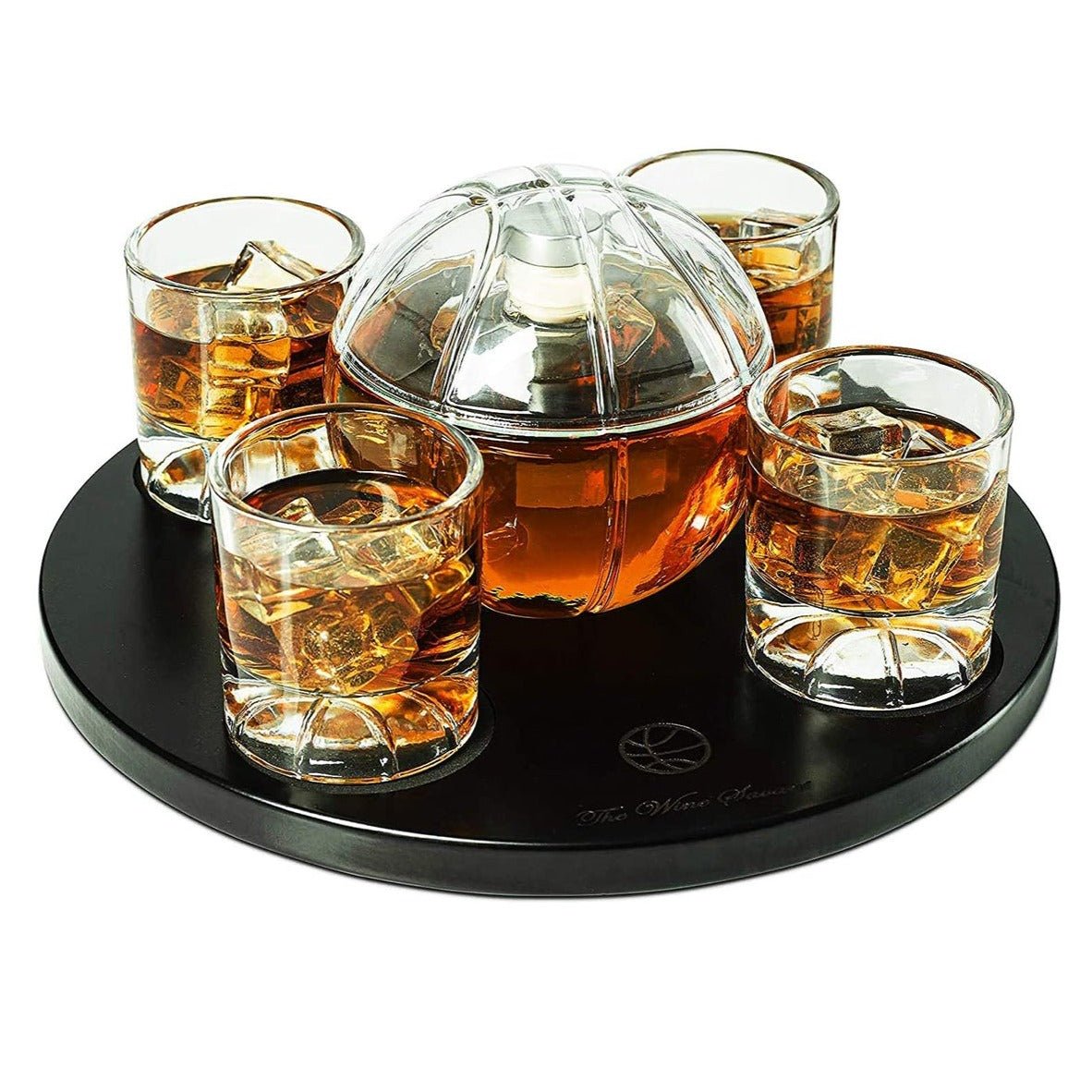 Unique Personalized Basketball Decanter Set Customized Decanter Gifts for Men by Groovy Guy