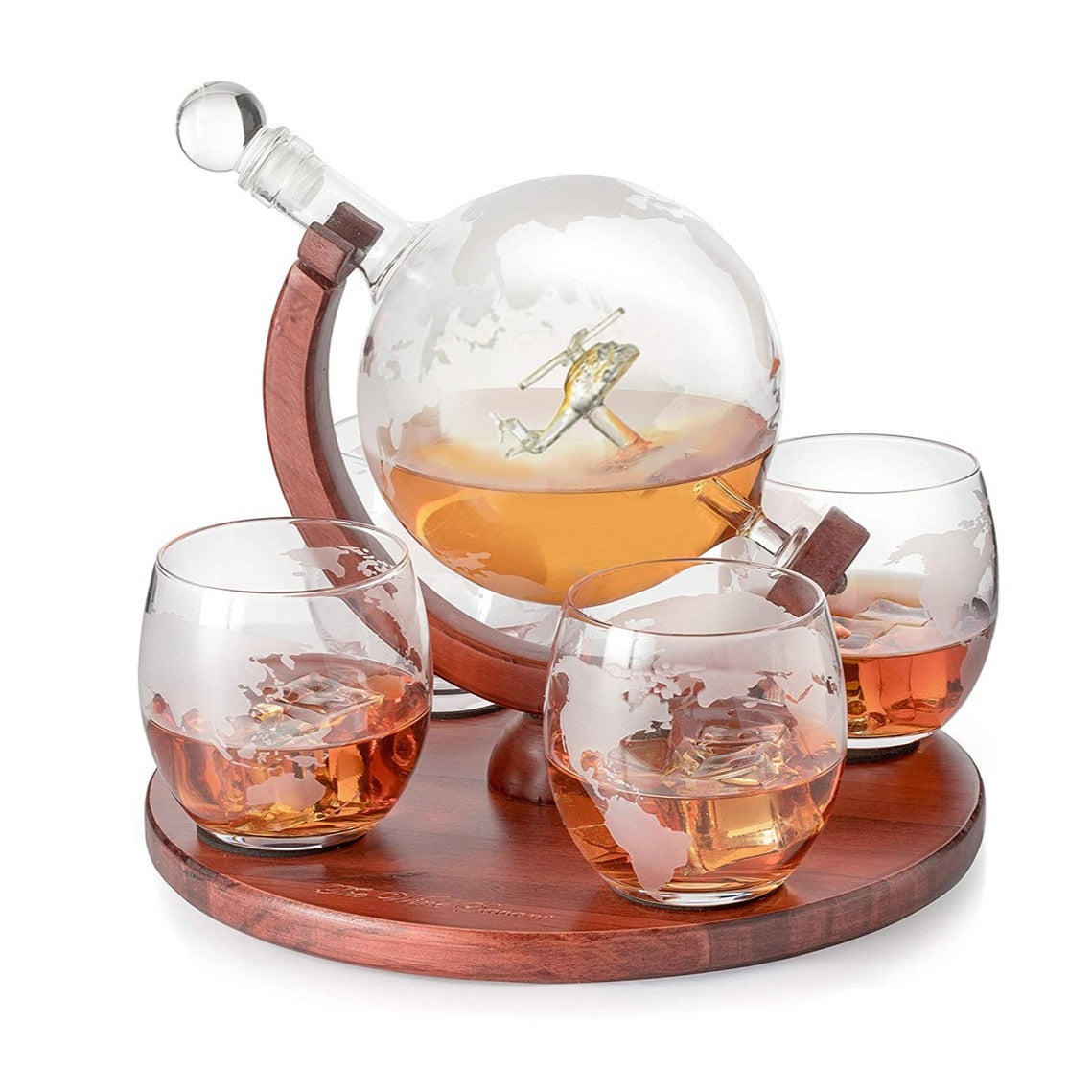 Globe Helicopter Decanter