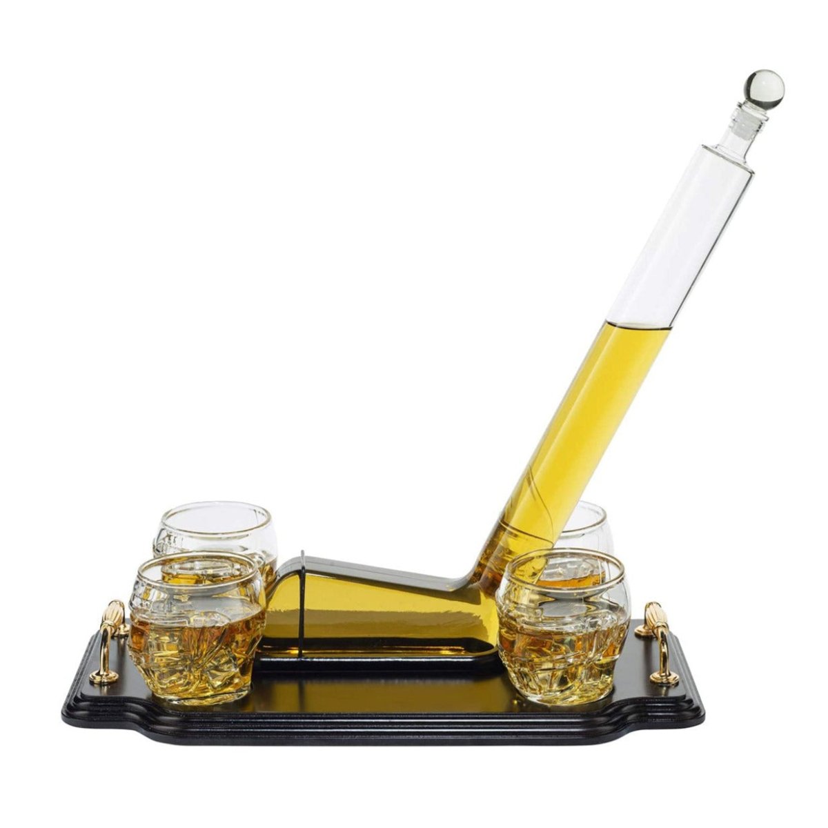 Unique Personalized Hockey Whiskey Decanter Set Customized Decanters Gifts for Men by Groovy Guy