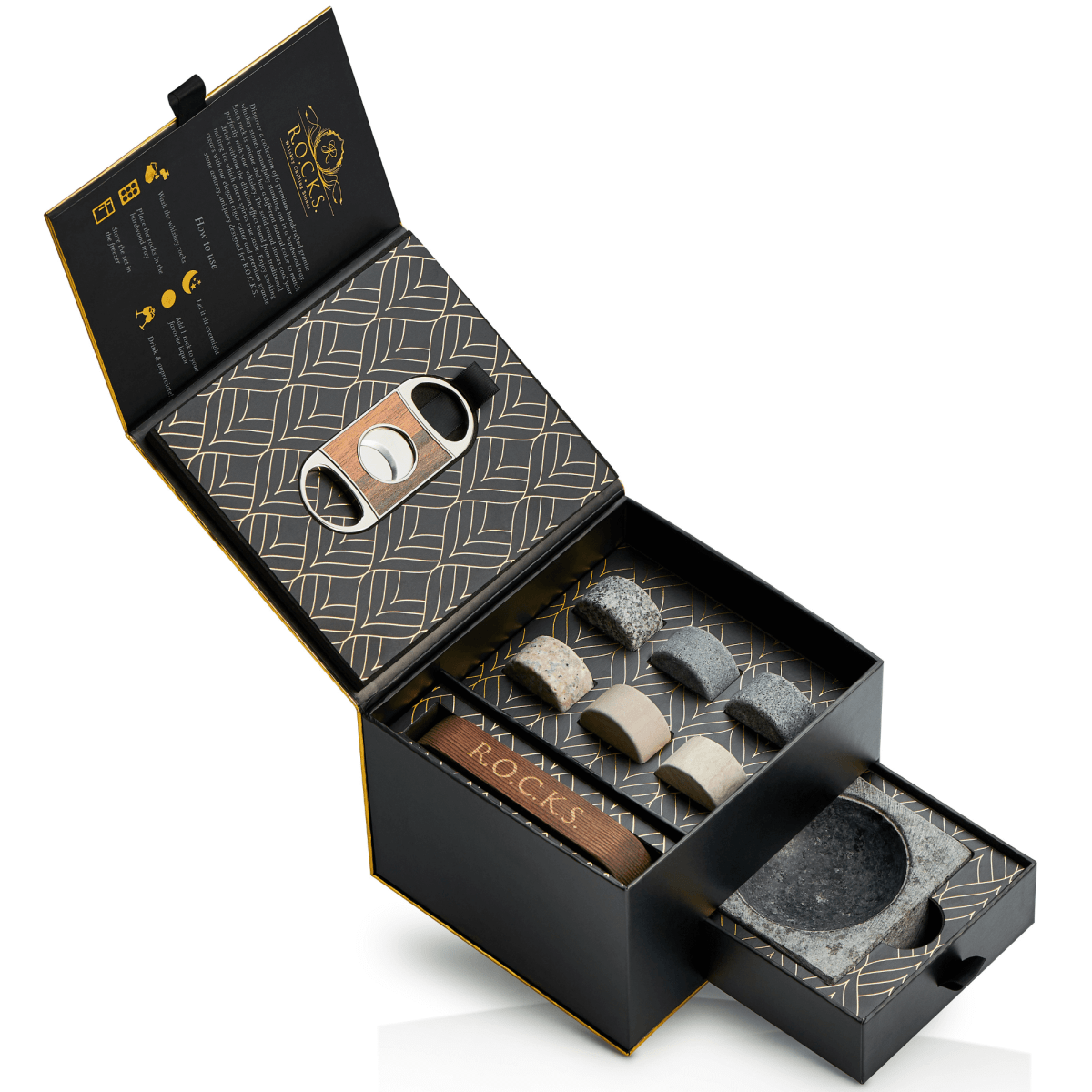 Unique Personalized The Gentleman's Cigar Set Customized Cigar Gift Set Gifts for Men by Groovy Guy