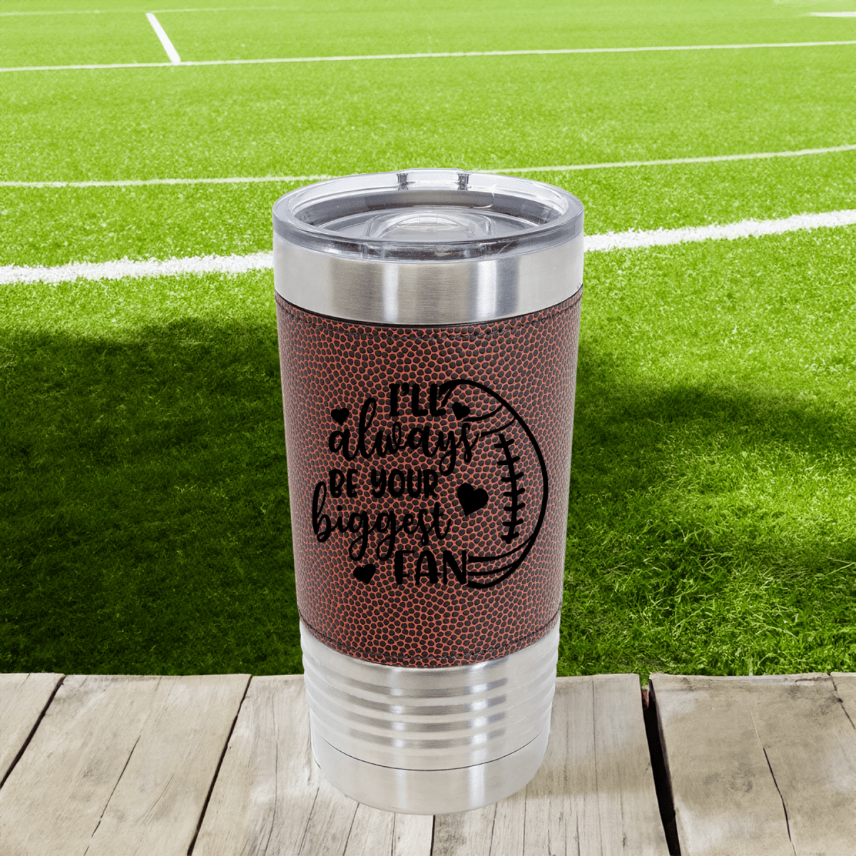 Unwavering Football Support Football Tumbler