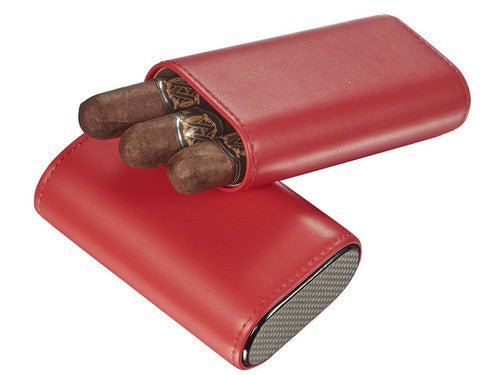Unique Personalized Genuine Top Grain Leather Cigar Case Customized Cigar Cases Gifts for Men by Groovy Guy