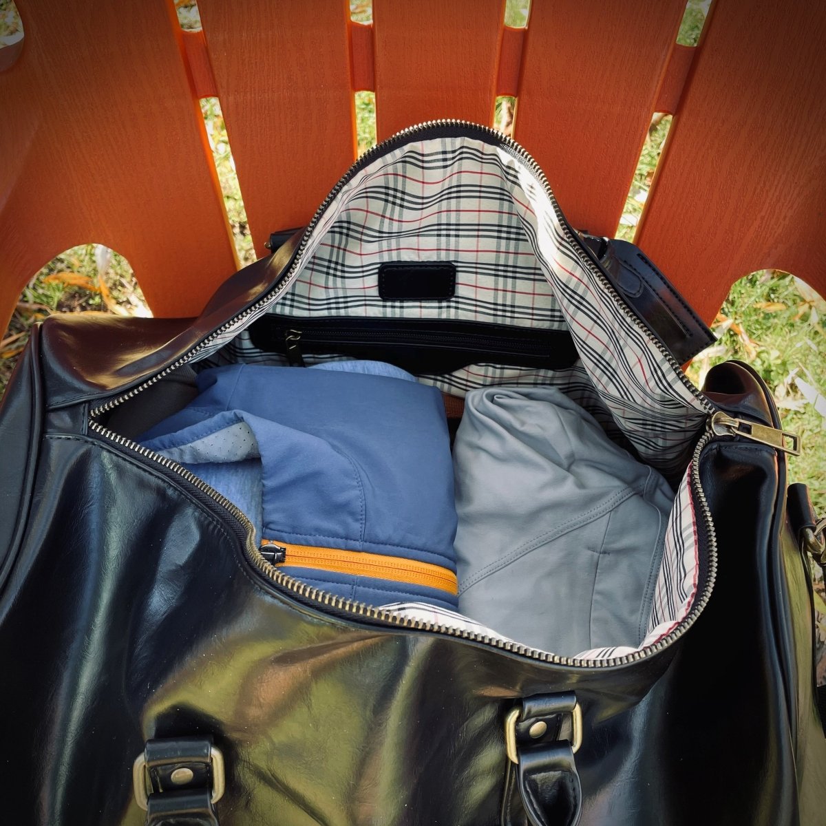 Unique Personalized Gentlemen's Duffle Bag Customized Duffel Bags Gifts for Men by Groovy Guy