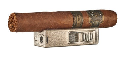 Unique Personalized Antique Cutter & Lighter Set Customized Cigar Lighter Gifts for Men by Groovy Guy