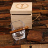 Cigar Whiskey Glass in Personalized Box
