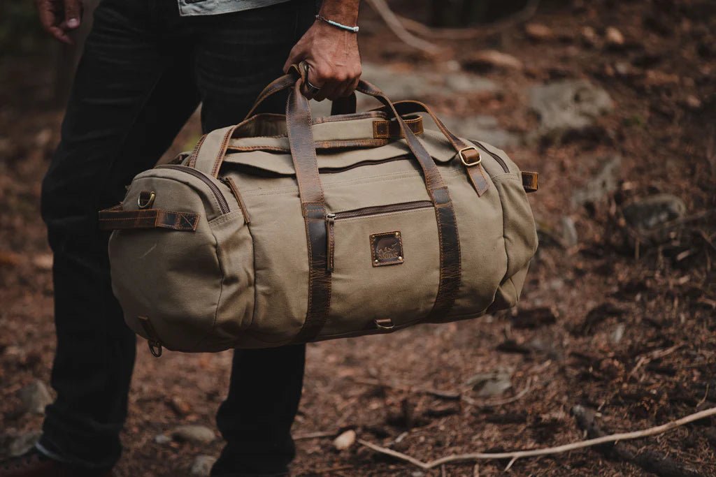 The Hudson Waxed Canvas Duffle Bag – Sturdy Brothers