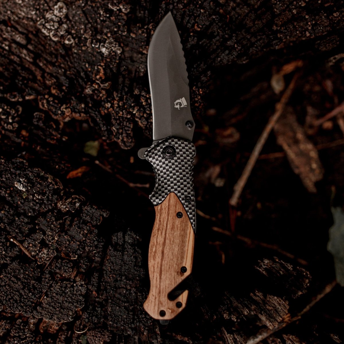 Unique Personalized Elite Carbon Customized Knife Gifts for Men by Groovy Guy