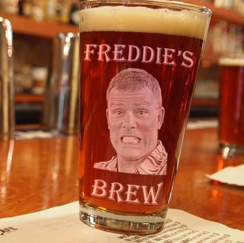 Picture Engraved on Pint Glass