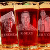 Picture Engraved on Pint Glass