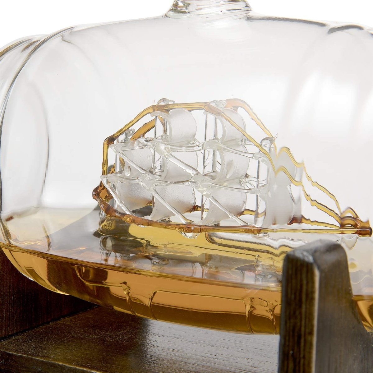 Unique Personalized Ship in a Barrel Decanter Set Customized Gifts for Men by Groovy Guy