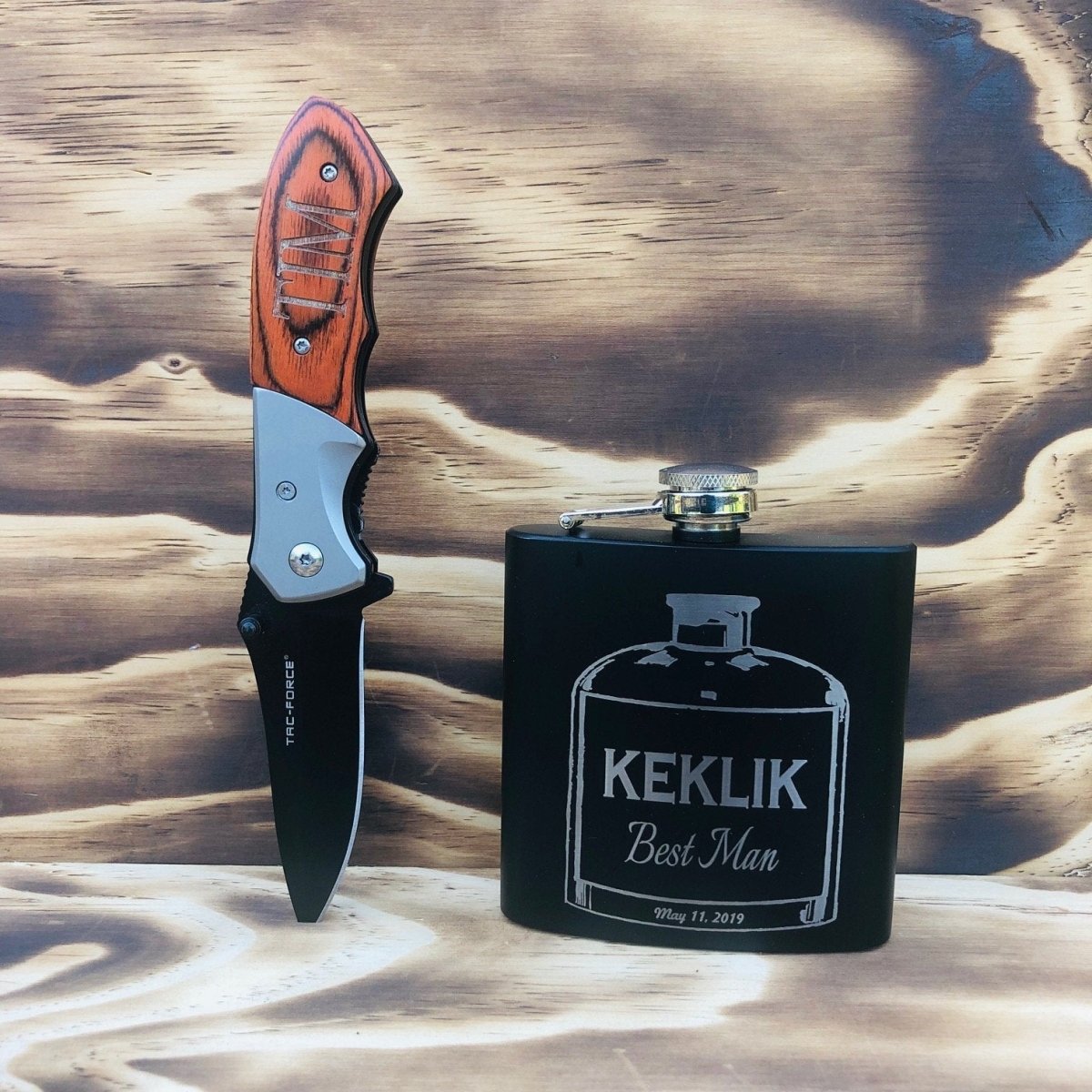 Unique Personalized Slice & Buzz Gift Set Customized Groomsmen Gifts Gifts for Men by Groovy Guy