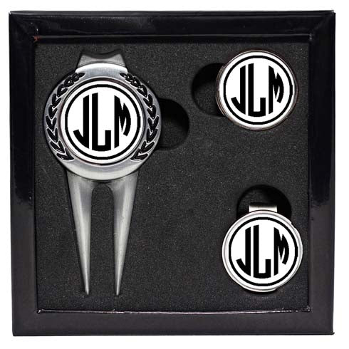 Unique Personalized Deluxe Personalized Divot Tool Set Customized Golf Gifts for Men by Groovy Guy