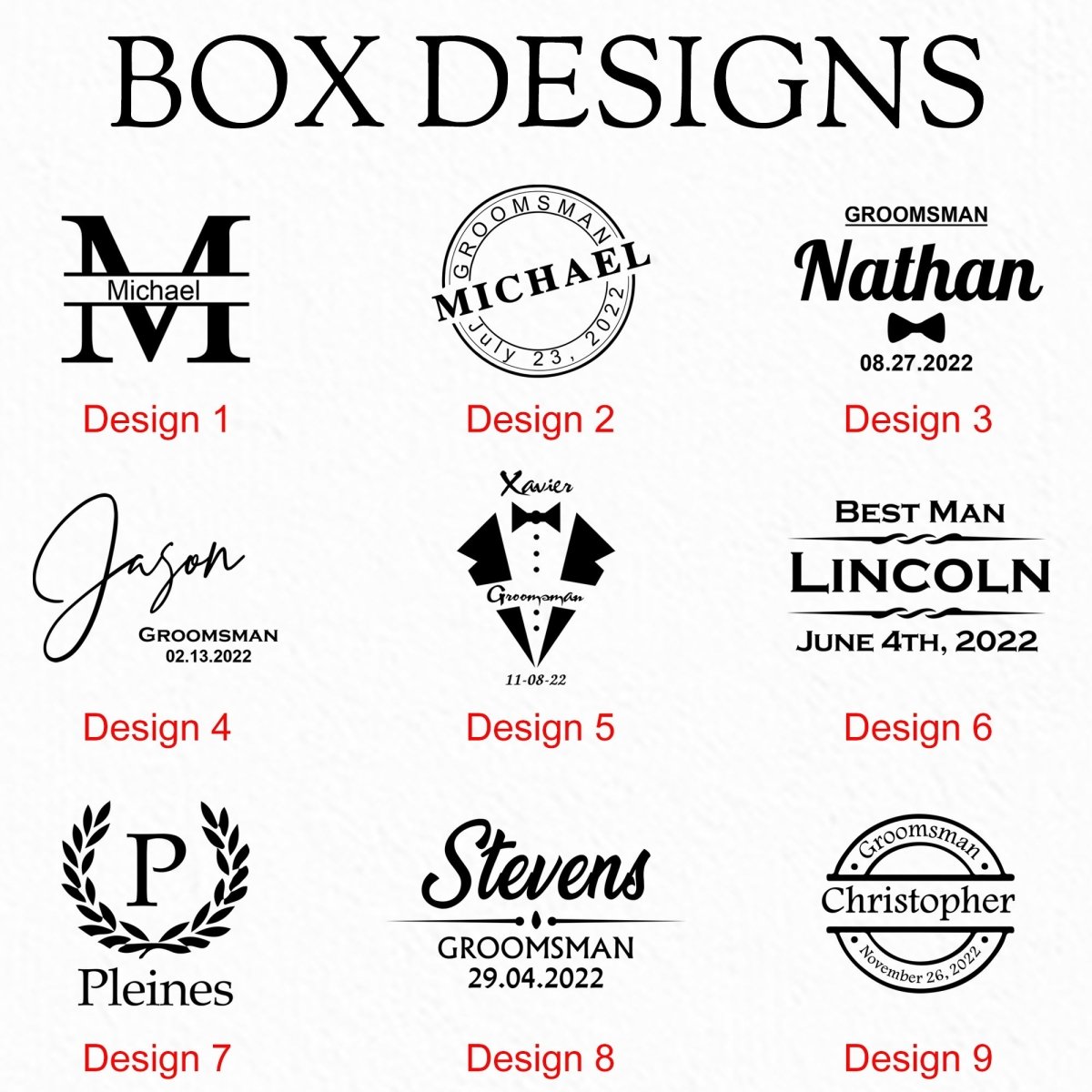 Unique Personalized Elegant Engraved Watch Customized Watches Gifts for Men by Groovy Guy