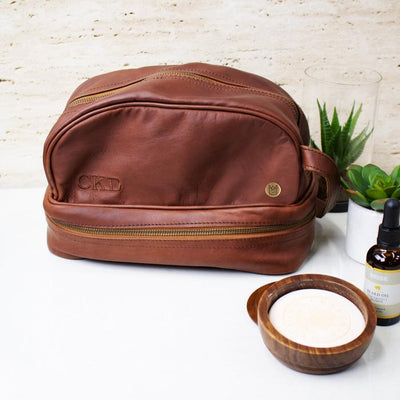 Leather Toiletry Bag