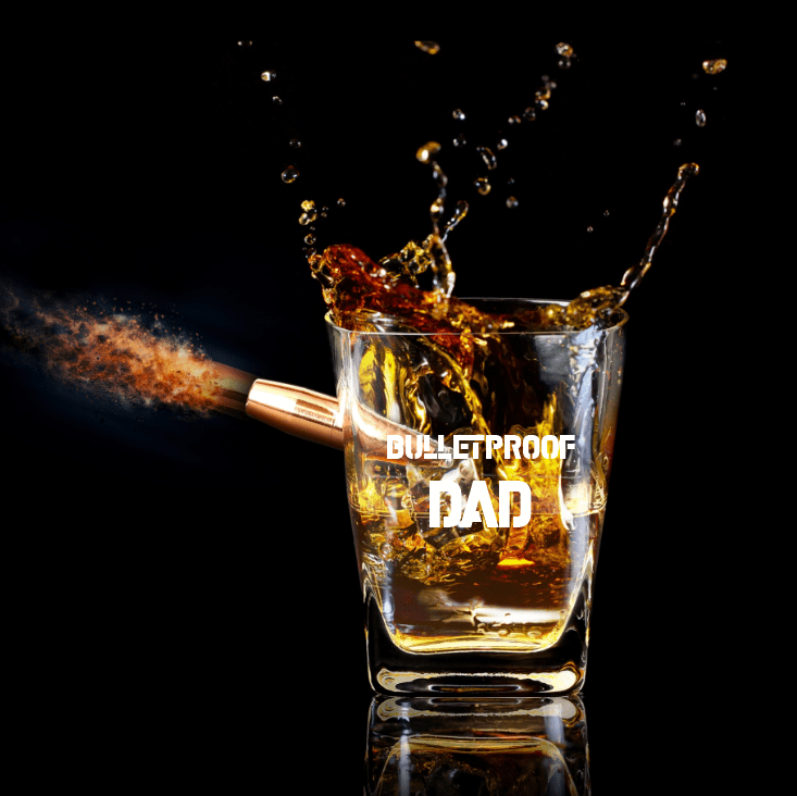 Unique Personalized Bulletproof Dad Customized Fathers Day Gifts for Men by Groovy Guy