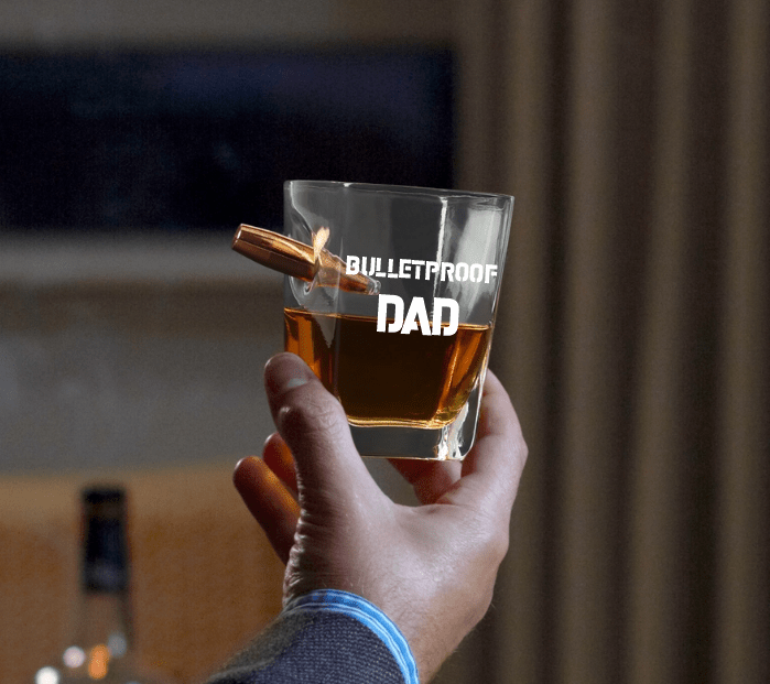 Unique Personalized Bulletproof Dad Customized Fathers Day Gifts for Men by Groovy Guy