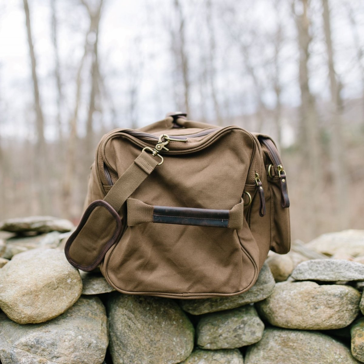 Unique Personalized 50L Canvas Duffel Bag Customized Graduation Gifts for Men by Groovy Guy