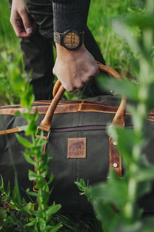 Unique Personalized Augustine Duffel Customized Duffle Bag Gifts for Men by Groovy Guy