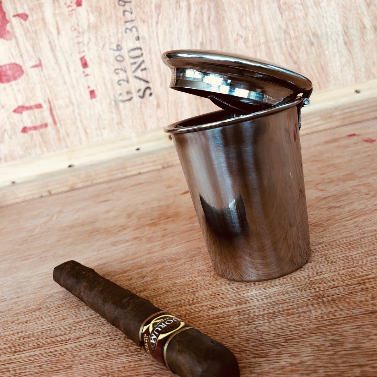 Unique Personalized Car Ash Tray Customized Cigar Gifts for Men by Groovy Guy