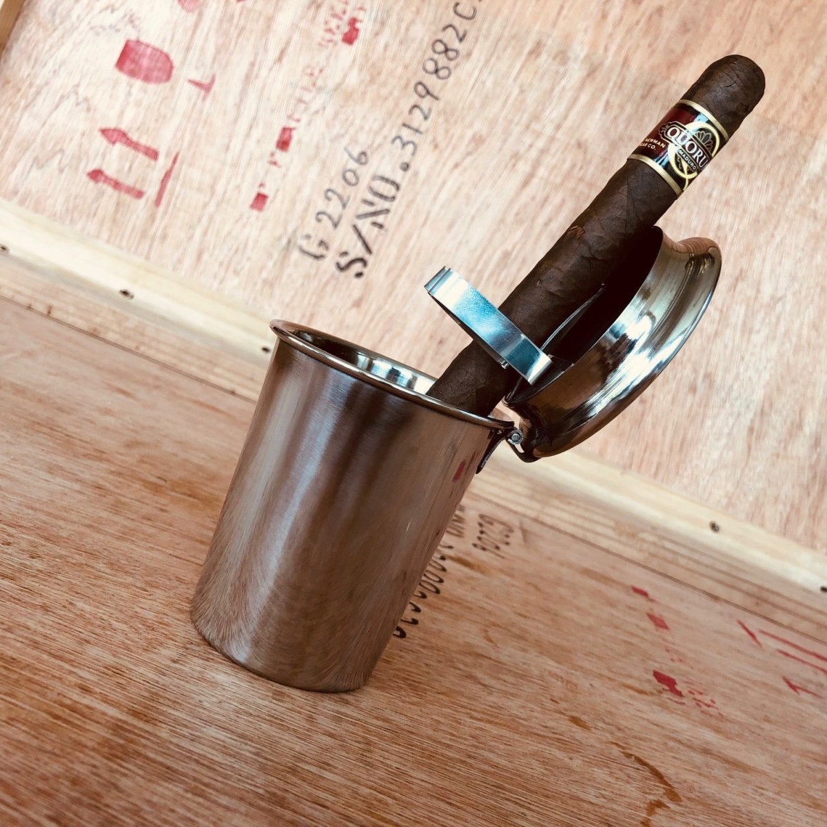 Unique Personalized Car Ash Tray Customized Cigar Gifts for Men by Groovy Guy