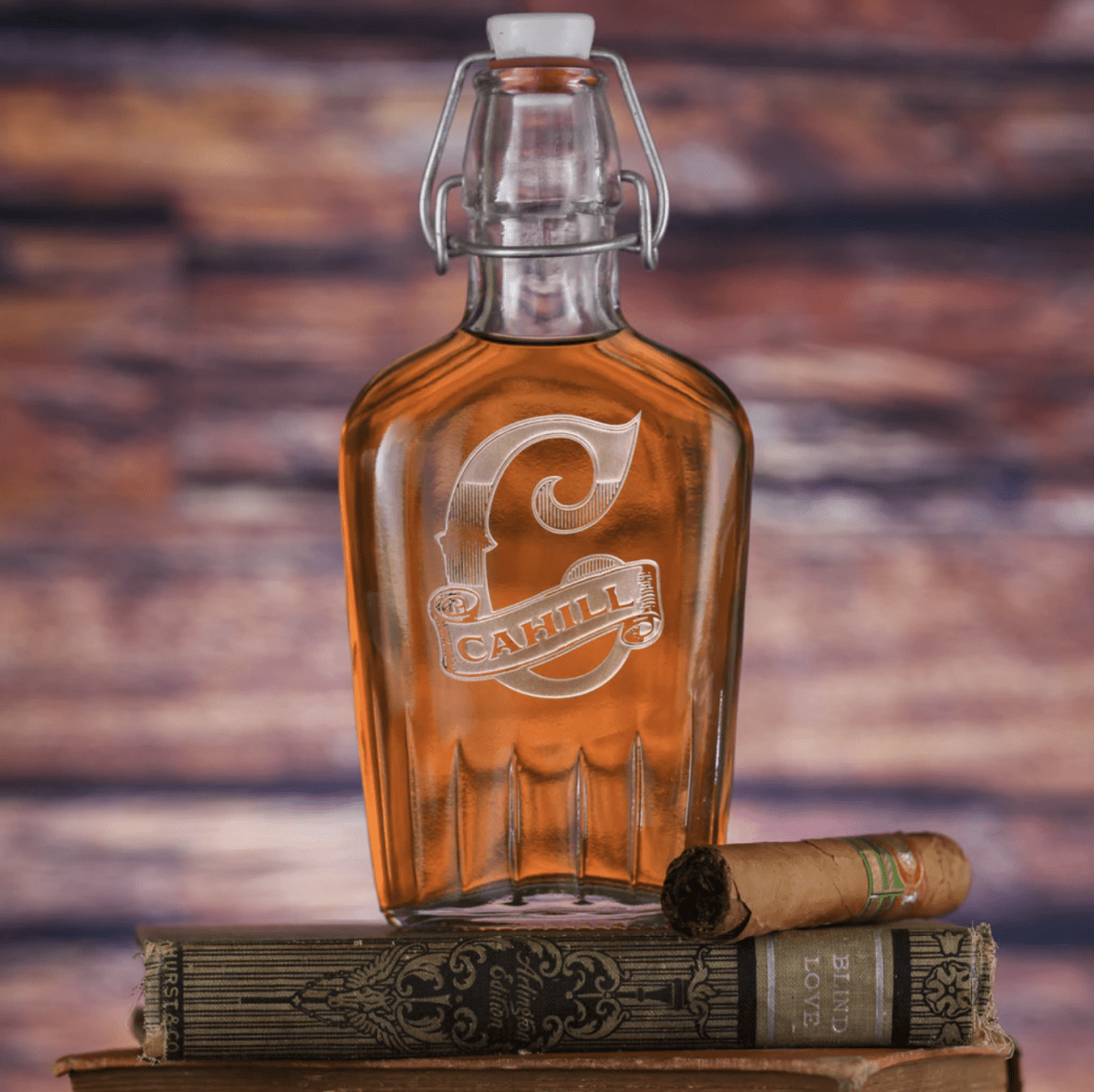 Engraved Carnivale Flask