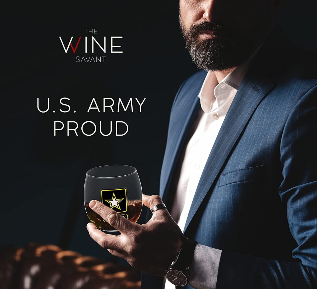 Unique Personalized Army Globe Decanter Set Customized Gifts for Men by Groovy Guy