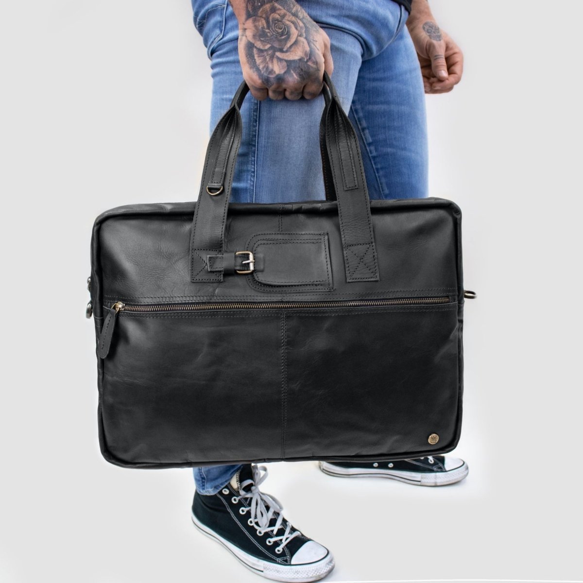 Unique Personalized The Classic Holdall Customized Duffel Bags Gifts for Men by Groovy Guy