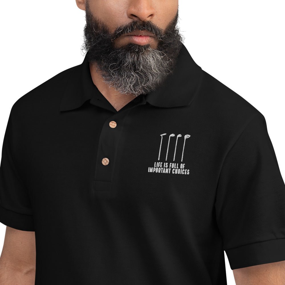Unique Personalized Golf Polo Shirt Customized Shirts Gifts for Men by Groovy Guy