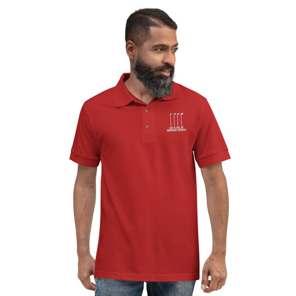 Unique Personalized Golf Polo Shirt Customized Shirts Gifts for Men by Groovy Guy