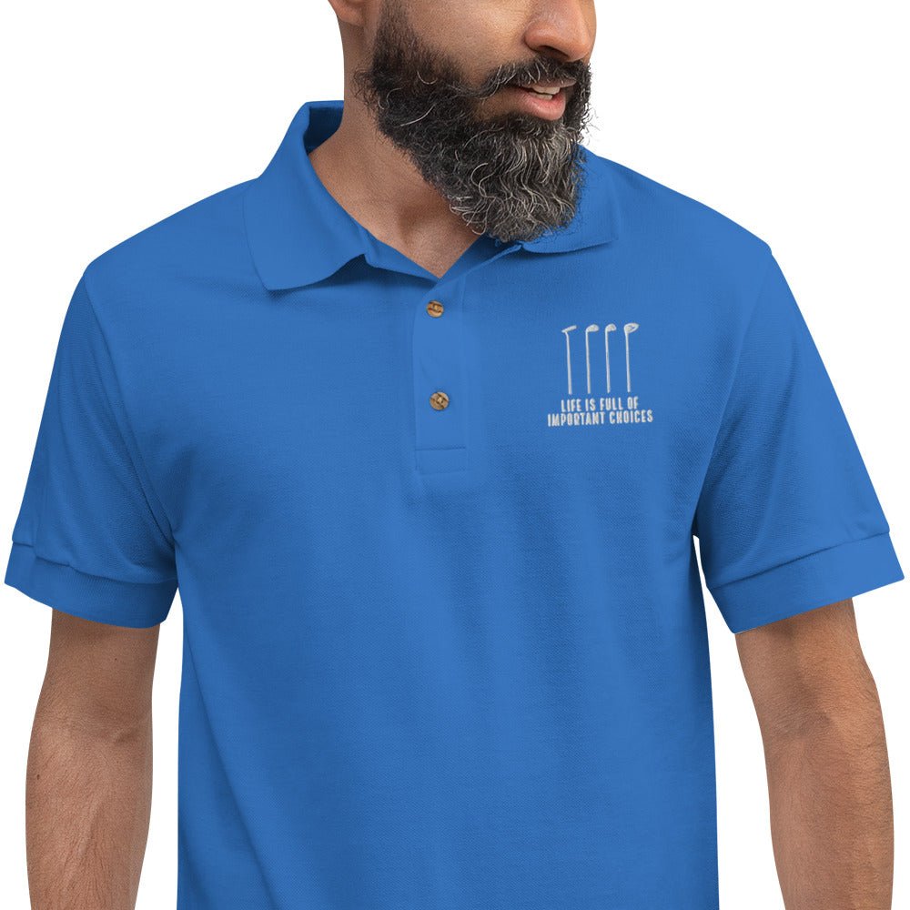 Unique Personalized Golf Polo Shirt Customized Shirts Gifts for Men by Groovy Guy