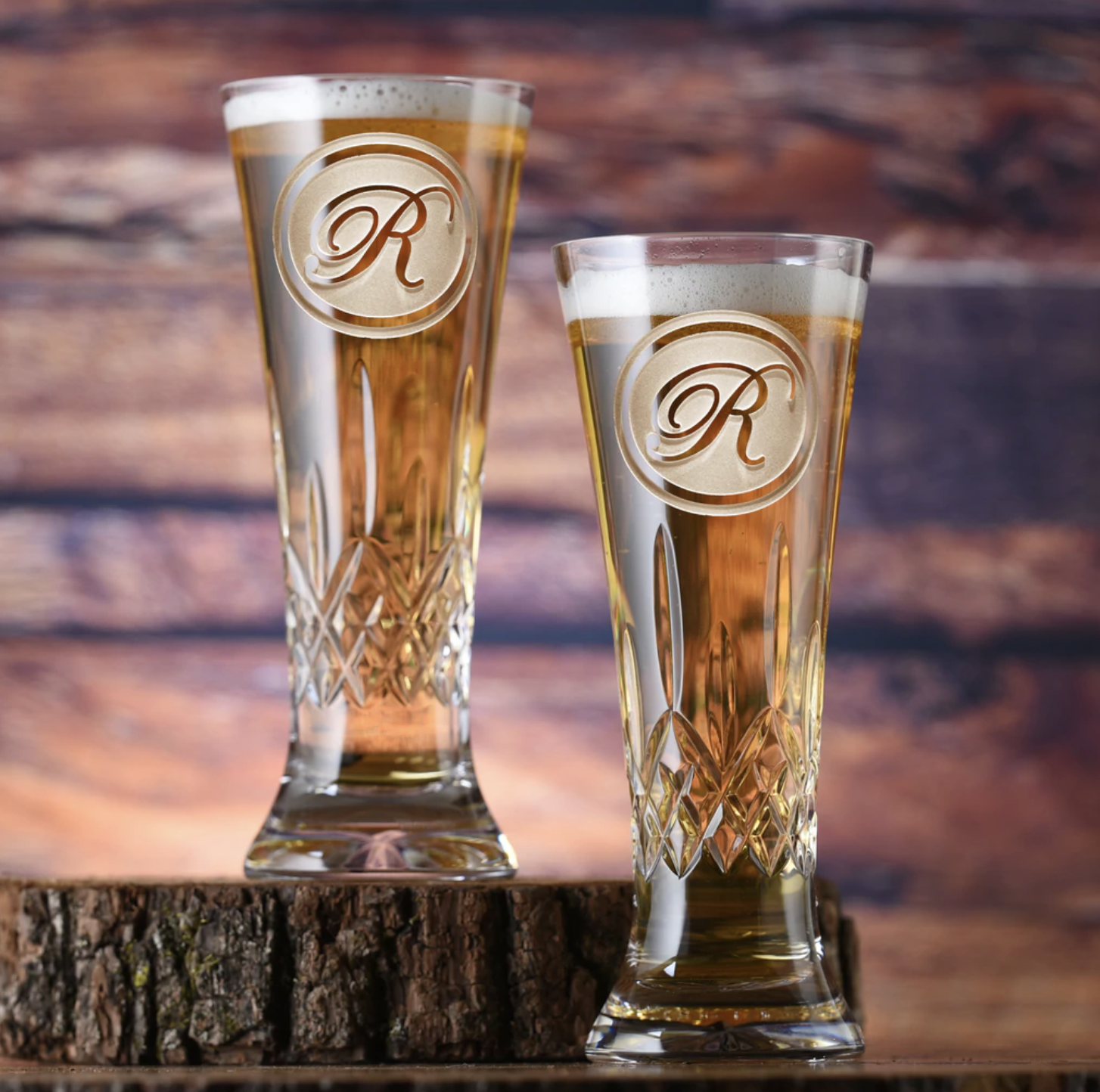 Can Shaped Beer Glass Personalized - I Love You Like XO Print Engraved