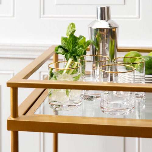 Unique Personalized Set of 4 Monogrammed Whiskey Glasses Customized Whiskey Glass Set Gifts for Men by Groovy Guy