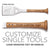 Unique Personalized 6 Tool Player Grill Tool Set Customized Grill Gifts for Men by Groovy Guy